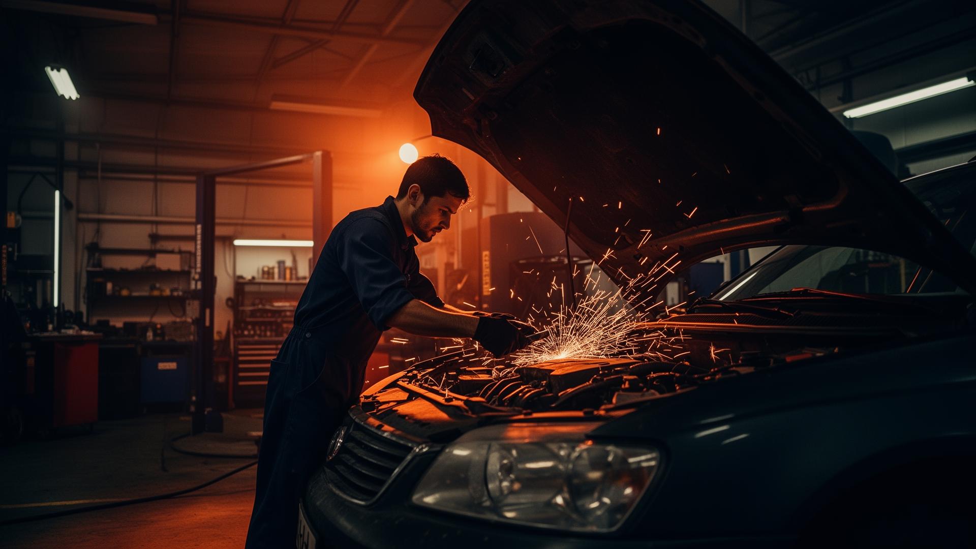 Master mechanic at work